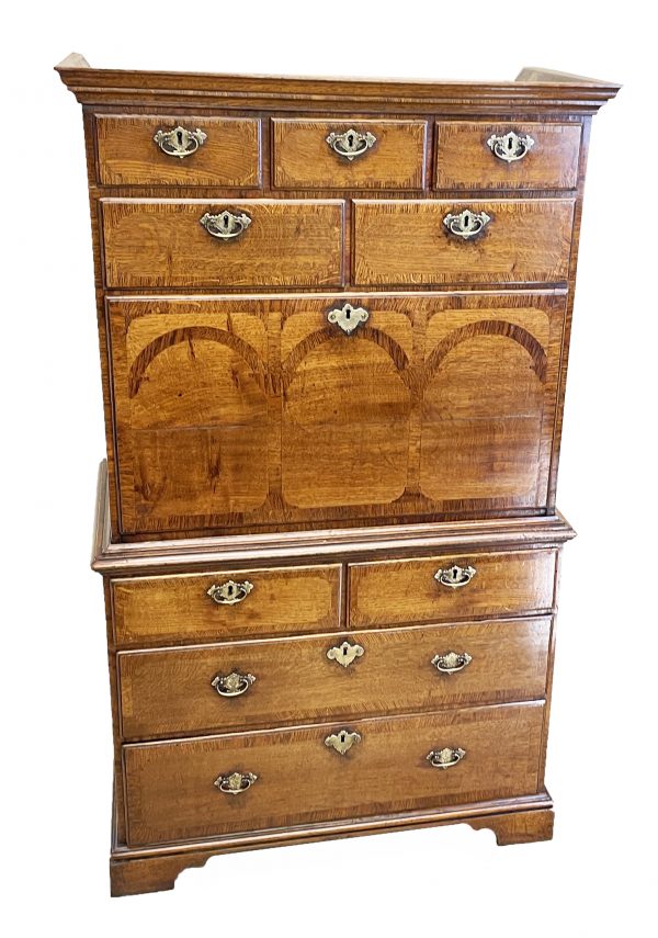 18th Century Georgian Oak Escritoire
