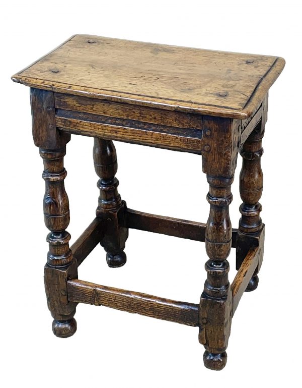 17th Century Oak Joint Stool