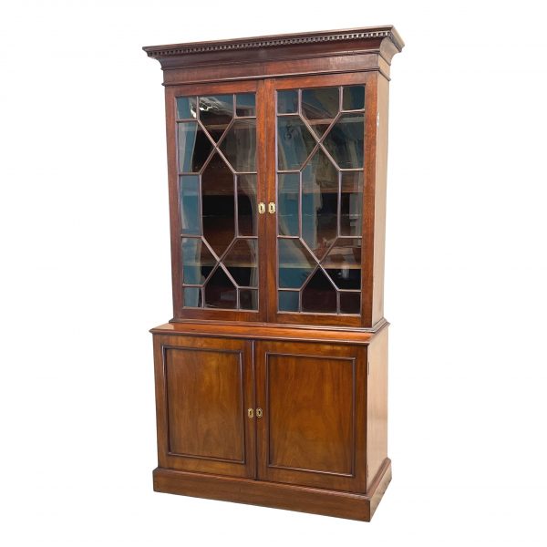 Small 18th Century Mahogany Cupboard Base Bookcase