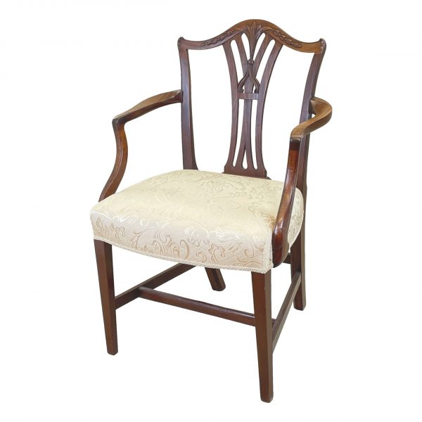 Georgian 18th Century Mahogany Masters Armchair