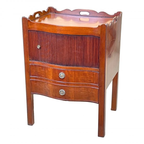 Georgian Mahogany Bedside Night Table