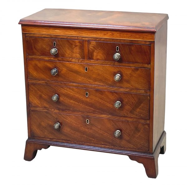 Georgian Mahogany Miniature Chest