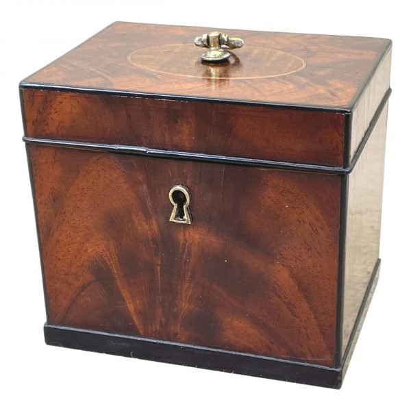 Georgian Mahogany Oblong Tea Caddy