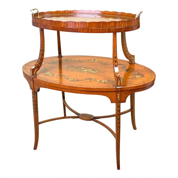 Fine 19th Century Satinwood Etagere