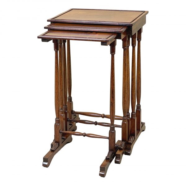 Nest Of Three Padouk Coffee Tables