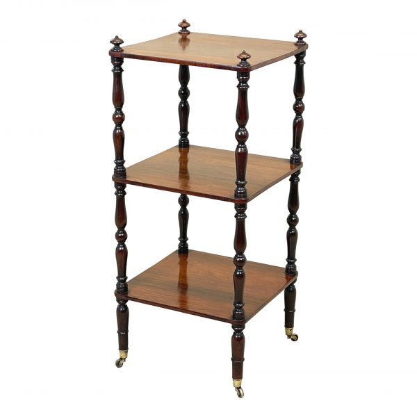 Small Regency Rosewood Whatnot