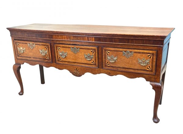 Georgian Oak Cabriole Leg Dresser Base