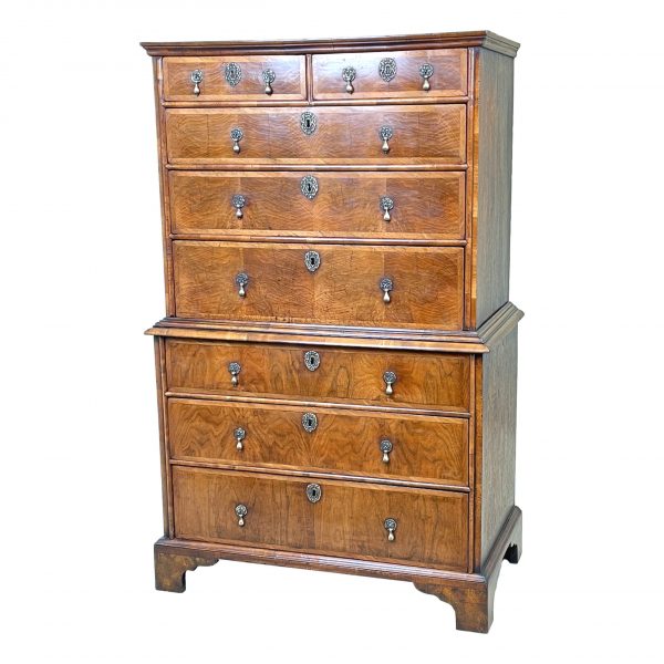 Small Georgian Walnut Tallboy