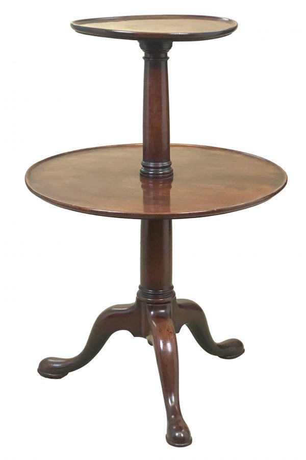 Georgian Mahogany Circular Dumbwaiter