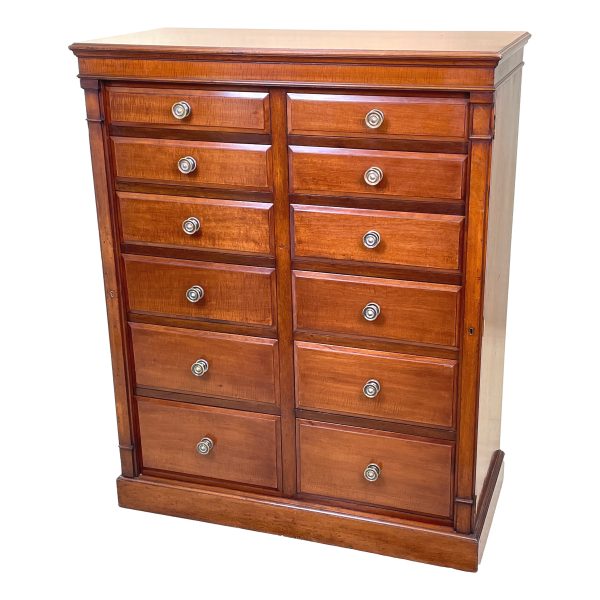 Mahogany Double Wellington Chest