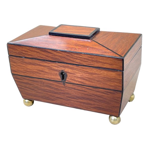 Tiny Regency Partridgewood Tea Caddy