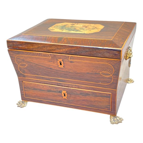 Regency Rosewood Jewellery Box