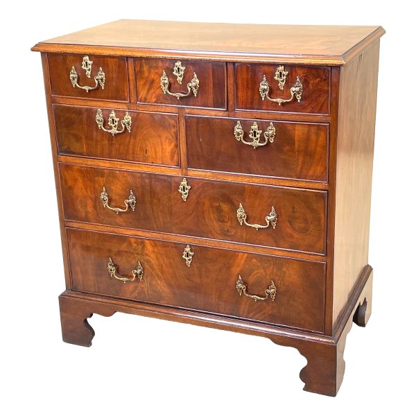 Small Georgian Mahogany Chest Of Drawers