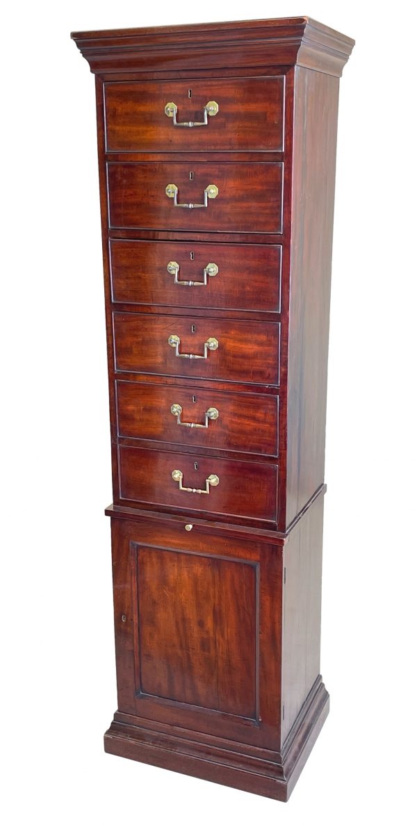 Georgian Mahogany Bachelors Cupboard