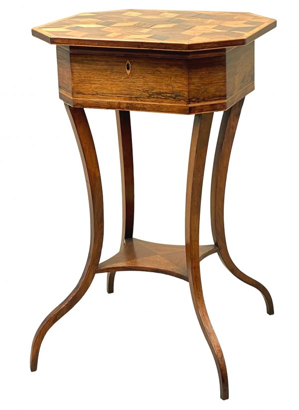 Regency Specimen Woods Work Table