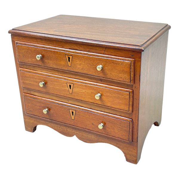 Georgian Mahogany Miniature Chest