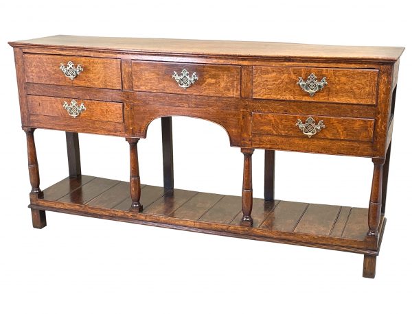 Georgian Oak Potboard Dresser Base