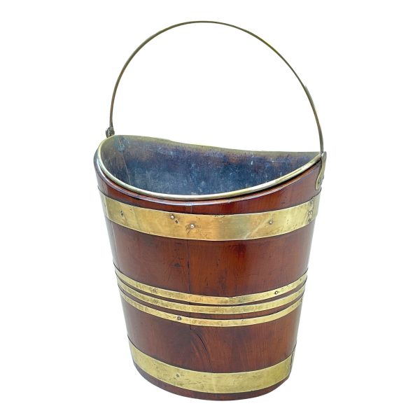 Georgian Mahogany & Brass Bucket