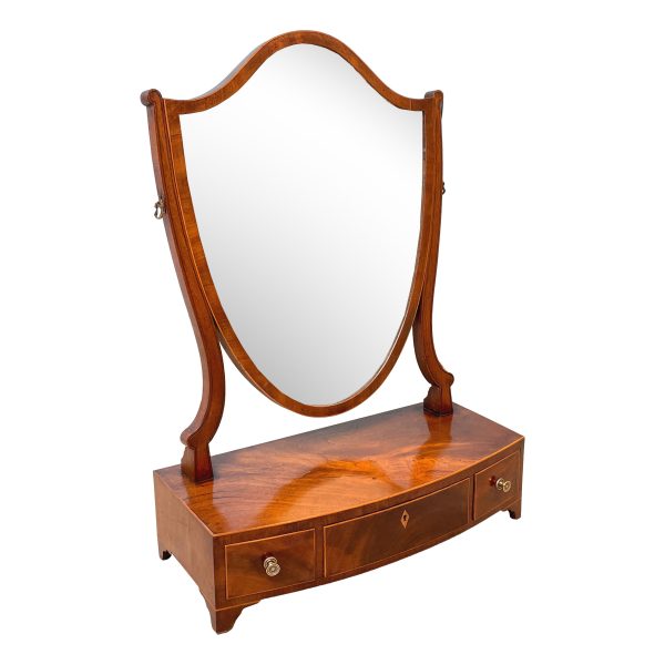 Georgian Mahogany Dressing Table Mirror