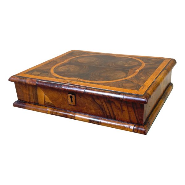 Queen Anne Laburnum Oyster Veneered Glove Box