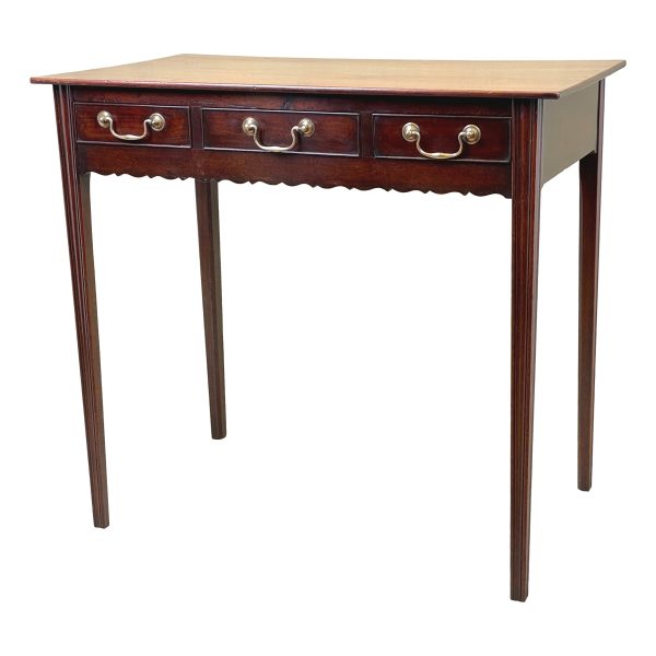 English Georgian Mahogany Side Table