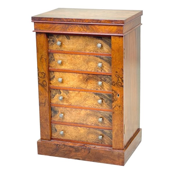19th Century Childs Walnut Wellington Chest