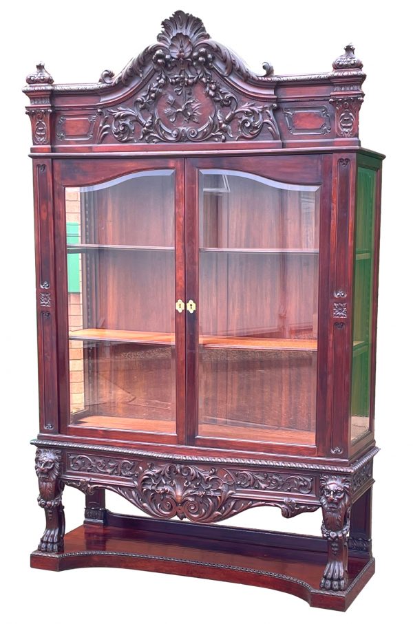 19th Century Mahogany Display Cabinet