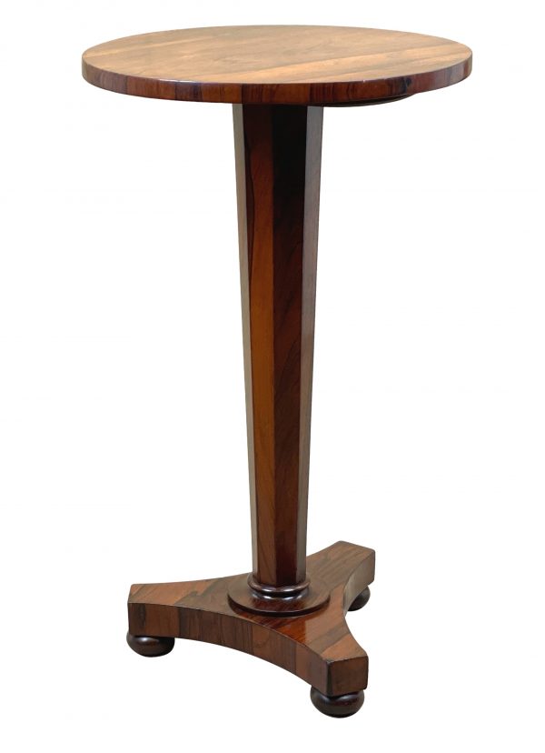 19th Century Circular Rosewood Lamp Table