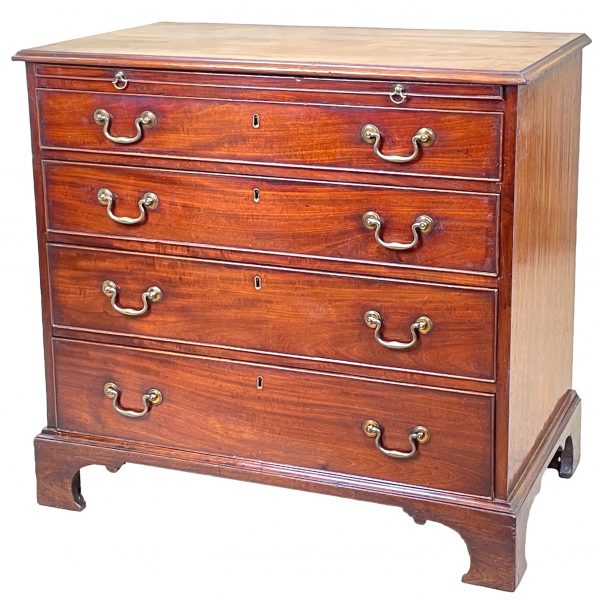 Georgian 18th Century Mahogany Chest With A Slide