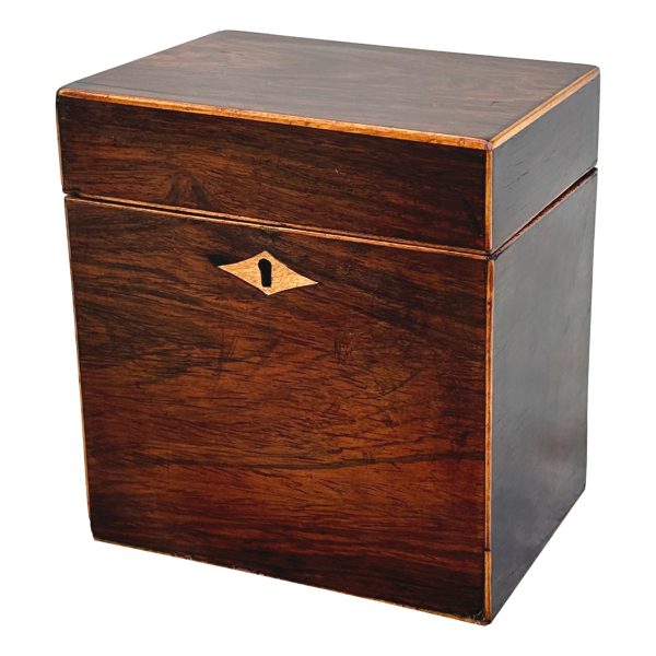 Georgian Rosewood Oblong Tea Caddy