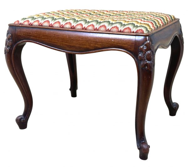 19th Century Mahogany Stool