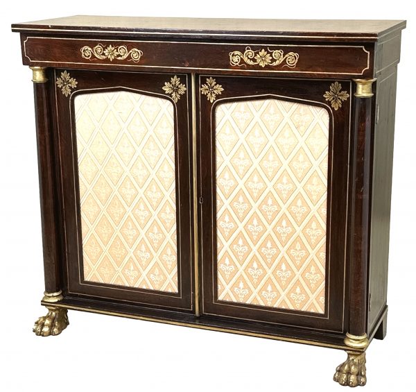 Regency Simulated Rosewood Side Cabinet