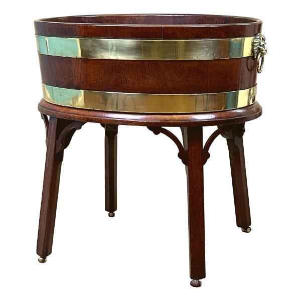 18th Century Georgian Mahogany Open Wine Cooler