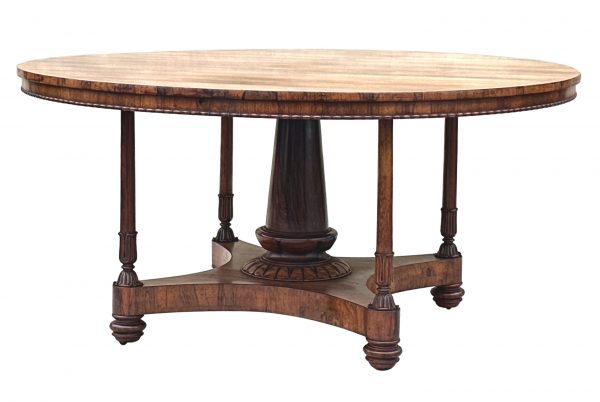 Large Regency Rosewood Centre Table