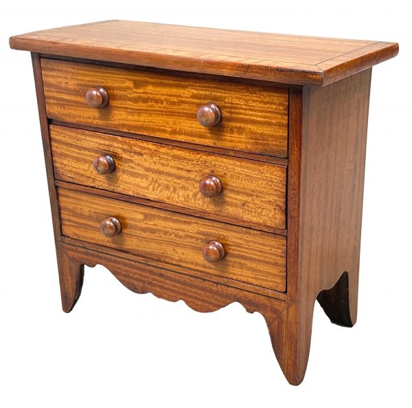 Regency Satinwood Miniature Chest