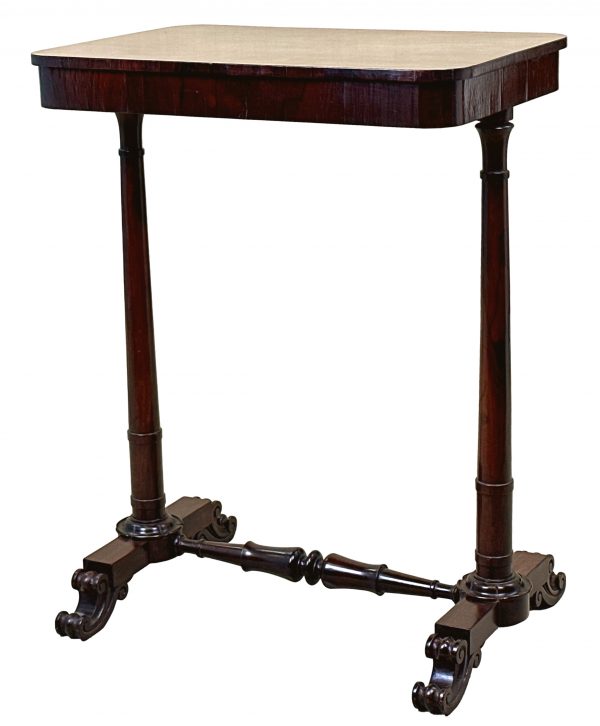 Late Regency Rosewood Occasional Table