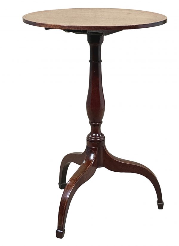 Georgian Mahogany Circular Wine Table