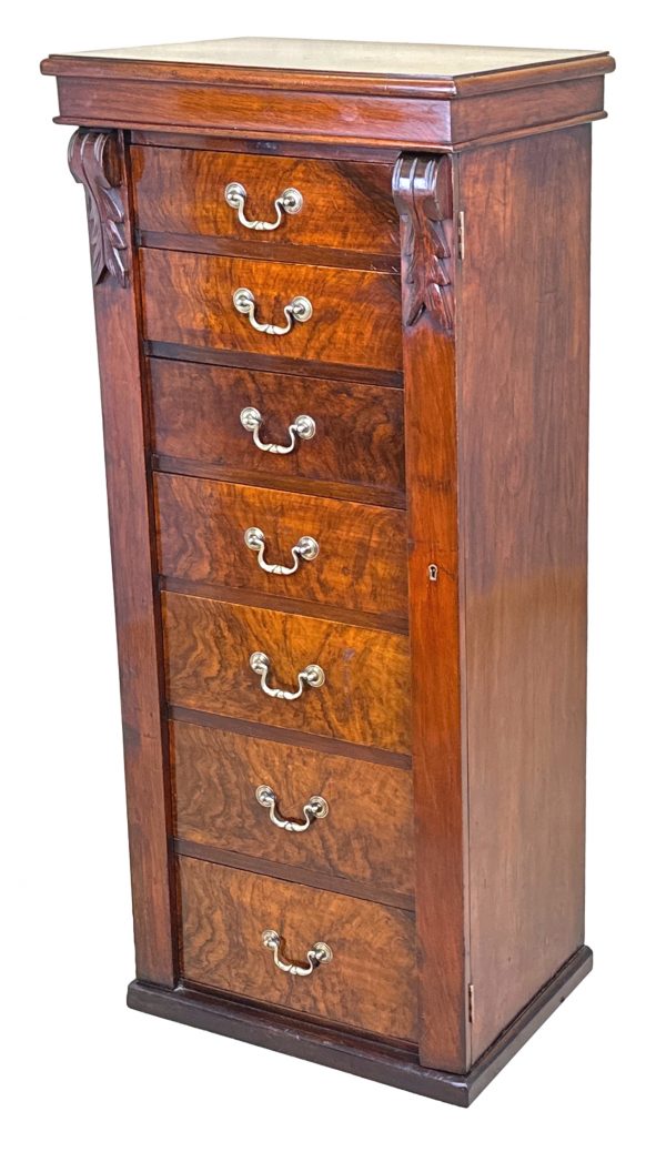 Walnut 19th Century Wellington Chest