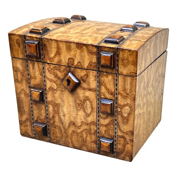 Victorian Hungarian Ash Tea Caddy