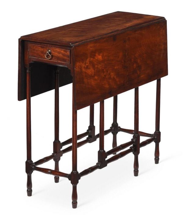 18th Century Mahogany Spider Leg Occasional Table