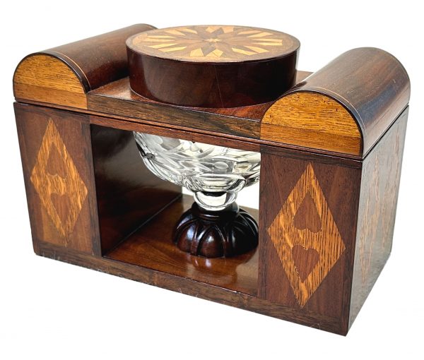 Rare 19th Century Rosewood Tea Caddy