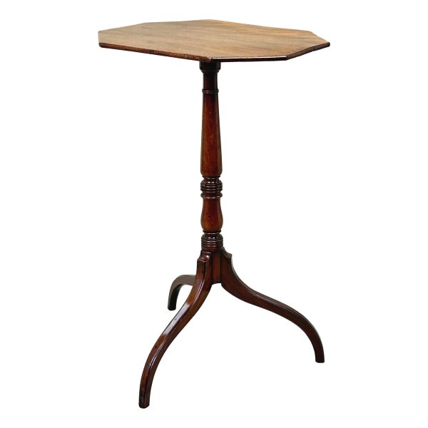 Georgian Mahogany Octagonal Wine Table
