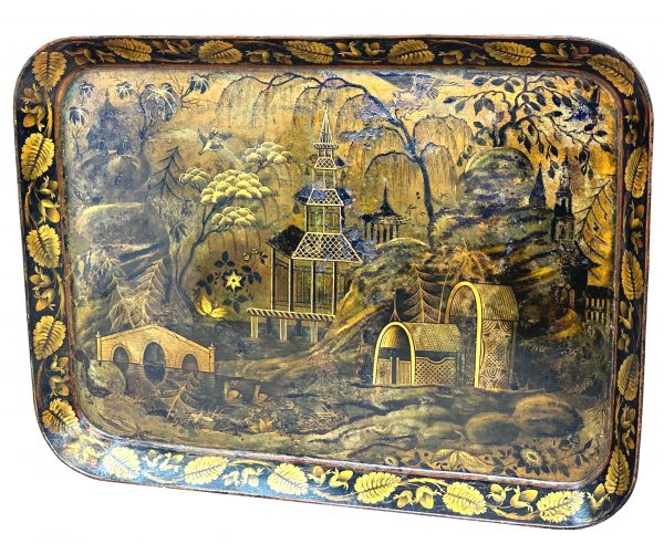 Regency Toleware Tin Tray
