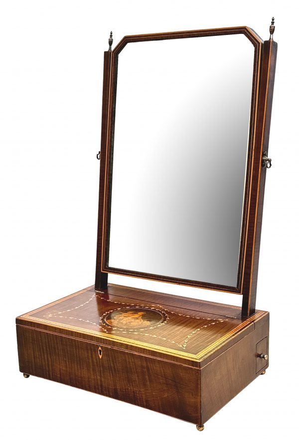 Rare 18th Century Harewood Dressing Table Mirror