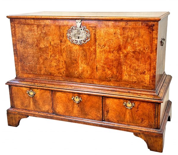 18th Century Walnut Silver Chest