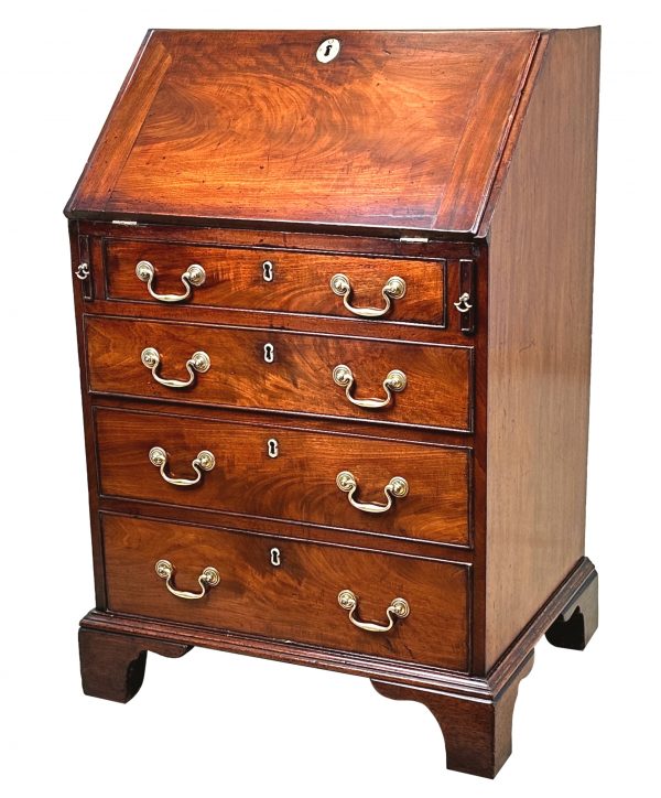 Small Georgian Mahogany Bureau