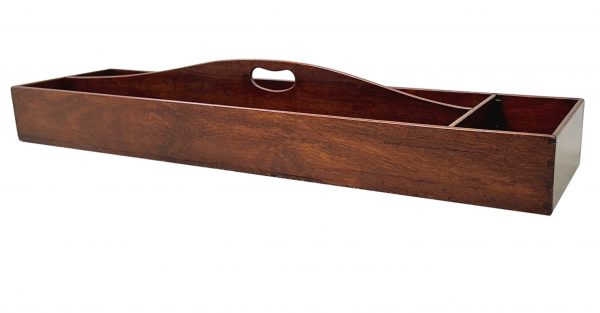 Large 18th Century Georgian Mahogany Cutlery Tray
