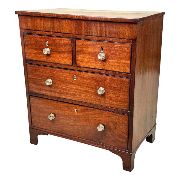 Georgian Mahogany Childs Chest Of Drawers