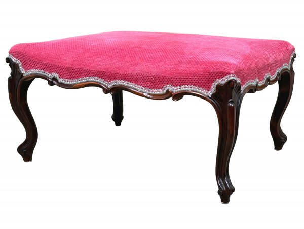 Mid 19th Century Rosewood Salon Stool