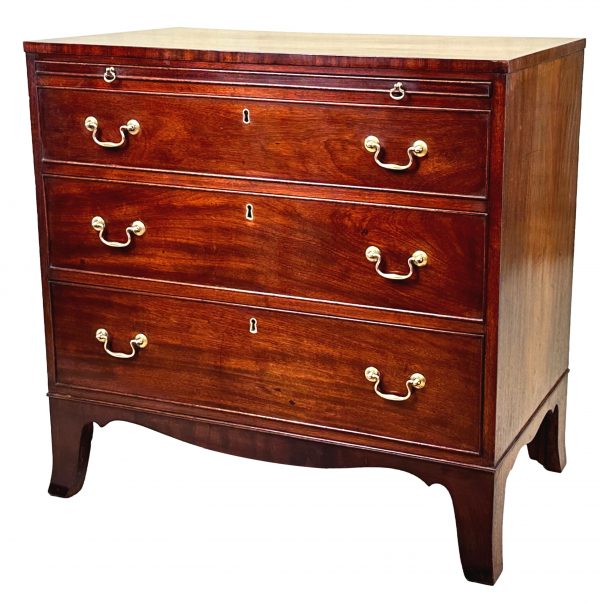 Small Georgian Mahogany Chest Of Drawers